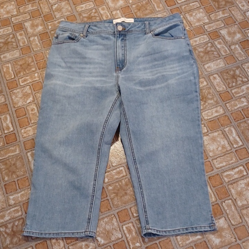 EST. 1946 Denim capris women's size 14 hi-rise